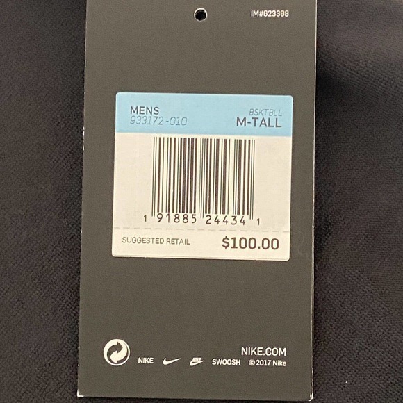 Nike Dri Fit NBA LA Clippers Shirt Mens size M Tall MSRP $100 - Picture 6 of 12